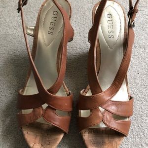 Brown Guess wedges